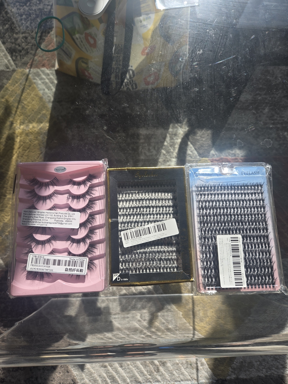 False Lash Trio Set - Black Lashes